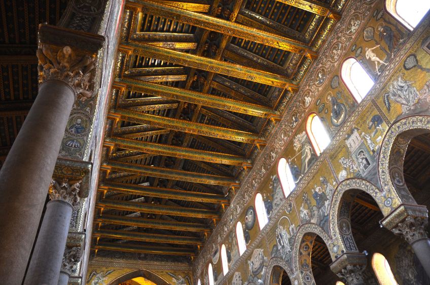Plafond Cathedrale De Monreale Des Mots Comme Des Iles